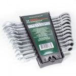 Комплект звездогаечни тресчотни ключове с чупещо рамо 11 части RockForce