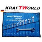 Звездогаечни тресчотни ключове 8-22мм KraftWorld