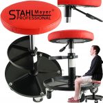 Автомонтьорски стол с поставка за инструменти Stahlmayer