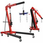 ХИДРАВЛИЧЕН СГЪВАЕМ КРАН ЗА ДВИГАТЕЛИ ТИП ЖИРАФ 2 ТОНА + ВЕЗНА MAR-POL