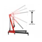 ХИДРАВЛИЧЕН СГЪВАЕМ КРАН ЗА ДВИГАТЕЛИ ТИП ЖИРАФ 2 ТОНА + ВЕЗНА MAR-POL - Image 7