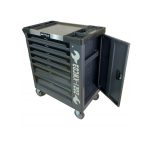 Шкаф с инструменти KraftWelle с метален плот 7 чекмеджета – 6 пълни - Image 4