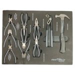 Шкаф с инструменти KraftWelle с метален плот 7 чекмеджета – 6 пълни - Image 9