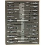 Шкаф с инструменти KraftWelle с метален плот 7 чекмеджета – 6 пълни - Image 8