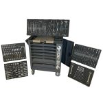 Шкаф с инструменти KraftWelle с метален плот 7 чекмеджета – 6 пълни - Image 2