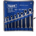 Звездогаечни тресчотни ключове 8-19мм Danmi – 8 Части
