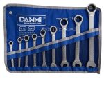 Звездогаечни тресчотни ключове 6-22мм Danmi – 9 Части