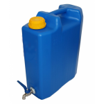 Туба за вода 20 литра с метално кранче