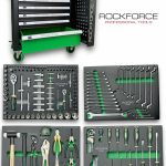 Професионален шкаф с инструменти RockForce 172 части