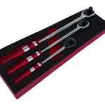 Комплект усилени тресчотки удължени XL 1/4", 3/8", 1/2", KRAFTWELLE