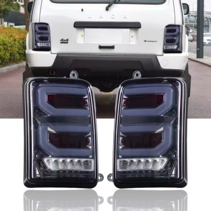 2 БРОЯ LED Диодни Опушени Тунинг Стопове за Lada Niva Задни Светлини