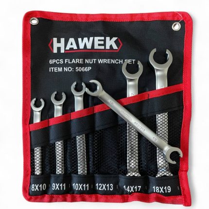Комплект срязани ключове 6 части Hawek