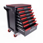 Празен шкаф за инструменти със 7 чекмеджета StahlMayer Red Line