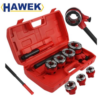 Комплект винторезка с 4 глави – 1/2″, 3/4″, 1″, 11/4″ HAWEK