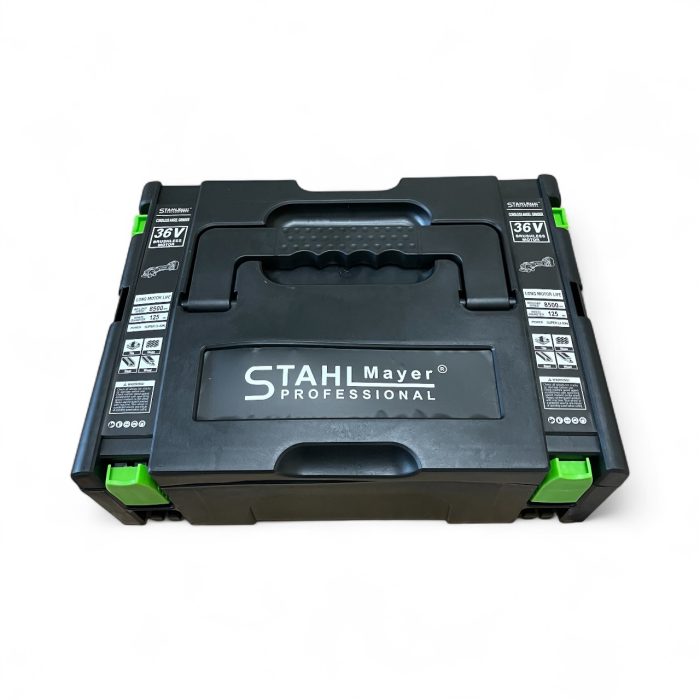 Акумулаторен ъглошлайф 36V 8,0AH STAHLMAYER-Black | mcbtools.com