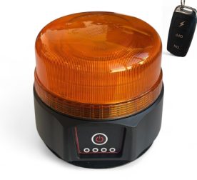 Мощен авариен буркан - акумулаторен с дистанционно и USB зареждане и мощен магнит