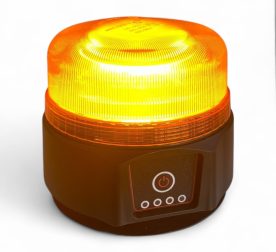 Мощен авариен буркан - акумулаторен с дистанционно и USB зареждане и мощен магнит