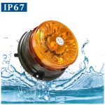 Аварийна лампа с магнит за автомобили Камиони Трактор 12 / 24V - ECE R65 R10 E9