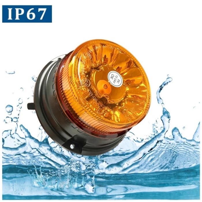 Аварийна лампа с магнит за автомобили Камиони Трактор 12 / 24V - ECE R65 R10 E9