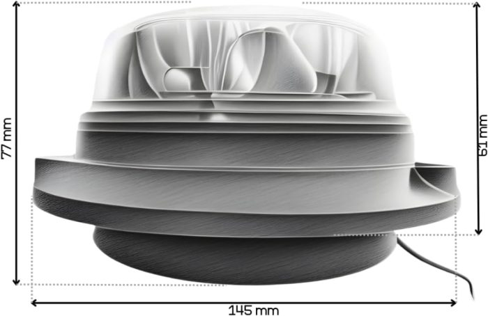 Аварийна лампа с магнит за автомобили Камиони Трактор 12 / 24V - ECE R65 R10 E9