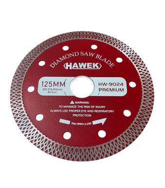 Диамантен диск за сухо и мокро рязане 125 mm HAWEK-PREMIUM