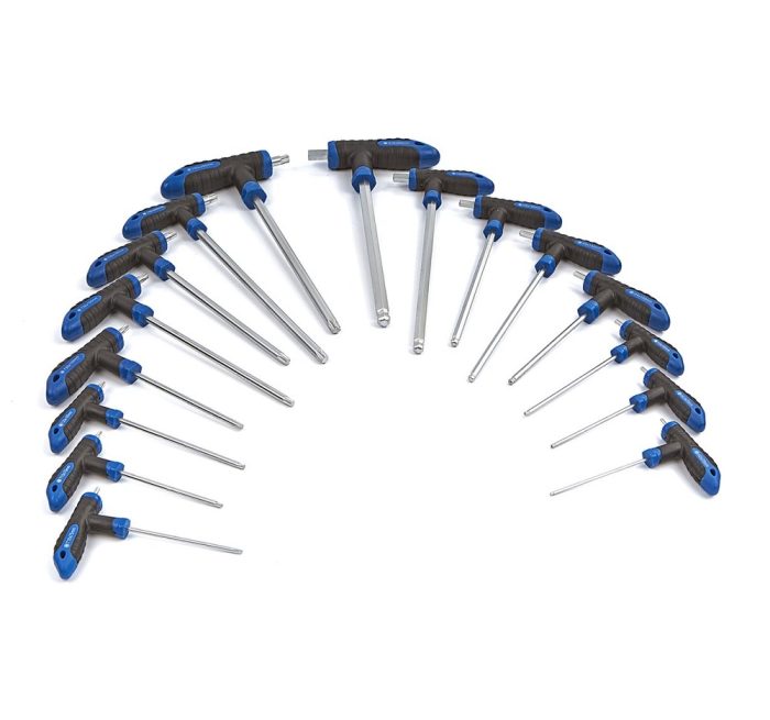 Комплект шестограми и торксове с ръкохватка 16 части STAHLMAYER | mcbtools.com
