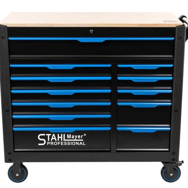 Празен професионален шкаф за инструменти с 12 чекмеджета StahlMayer XXL | mcbtools.com
