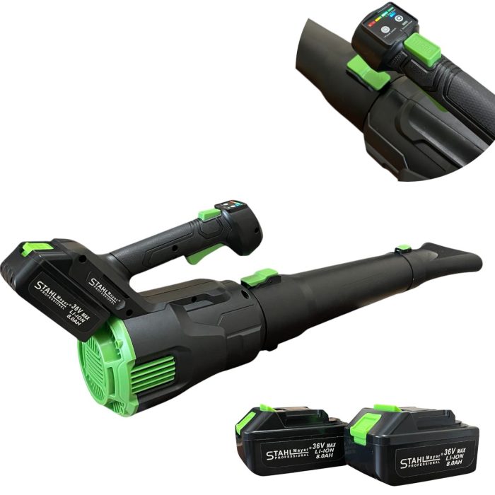 Акумулаторна духалка за листа с две батерии - въздуходувка 36V 8Ah StahlMayer | mcbtools.com