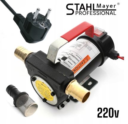 Електрическа помпа за моторно масло и гориво 220V StahlMayer
