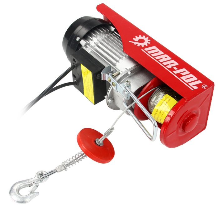 Електрическа въжена лебедка 125/250кг 12м 500W Mar-Pol