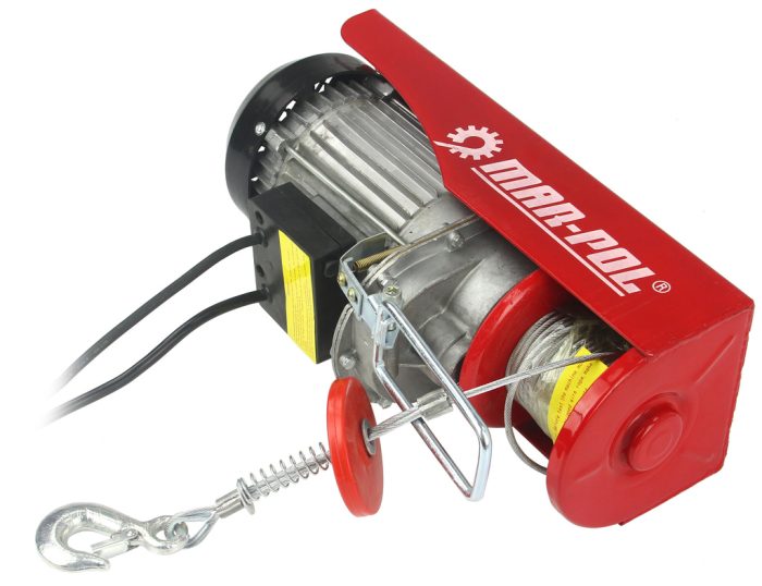 Електрическа въжена лебедка 300 / 600 кг 12 м 1200W Mar-Pol