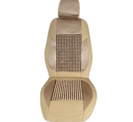 Универсален масажор за Камион / Автомобил от бамбукови топчета и кожа