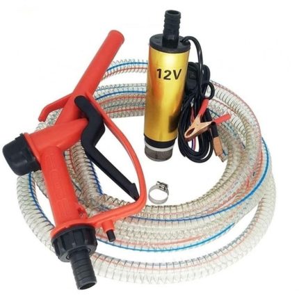 12V Потопяема помпа за източване на гориво в комплект с пистолет