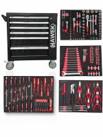 Шкаф с инструменти с 6 чекмеджета – 4 пълни Hawek