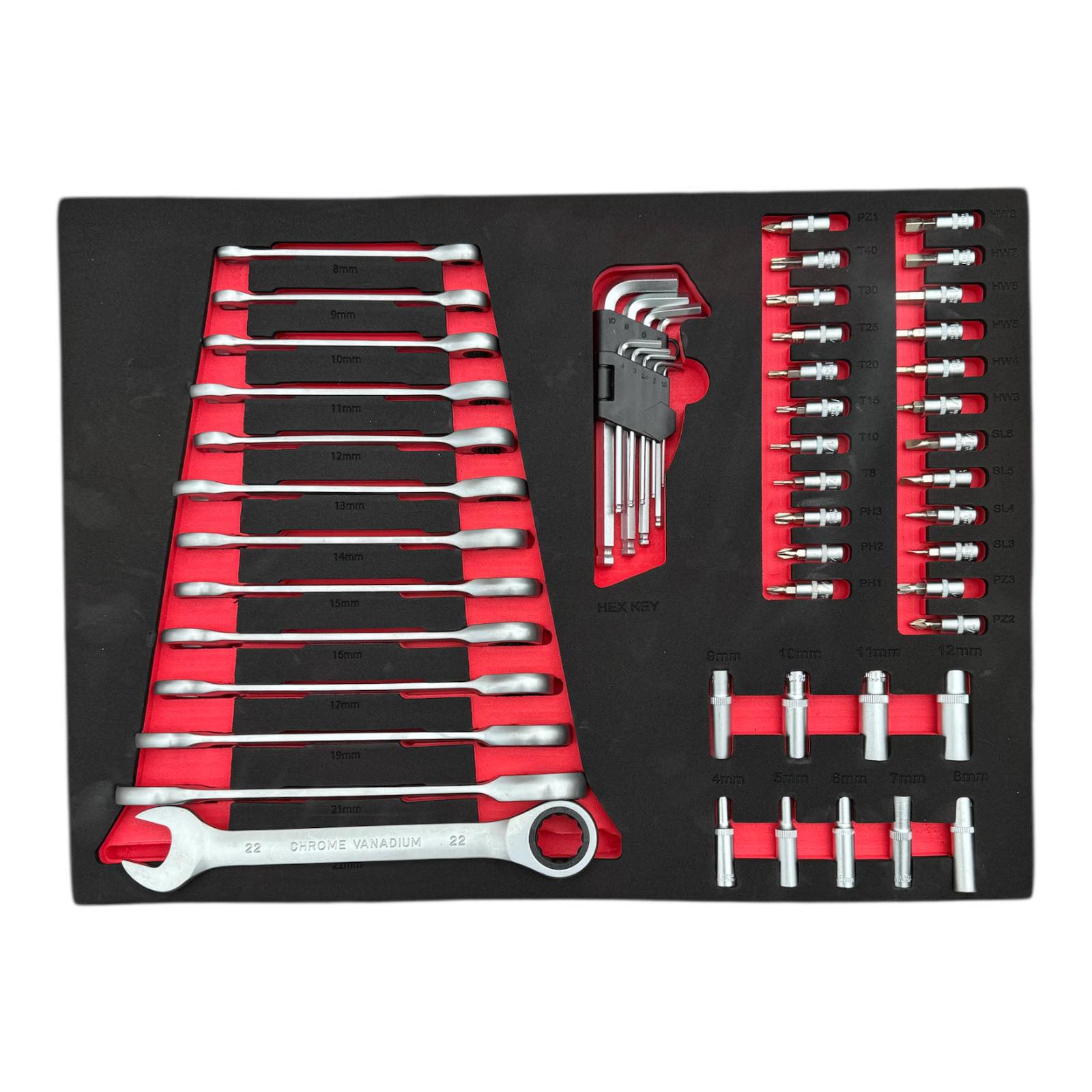 shkaf-s-instrumenti-hawek-3 Шкаф с инструменти с 6 чекмеджета – 4 пълни Hawek