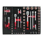 Шкаф с инструменти с 6 чекмеджета – 4 пълни Hawek