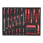 Шкаф с инструменти с 6 чекмеджета – 4 пълни Hawek