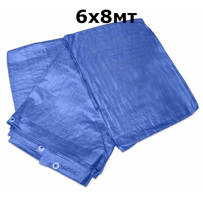 brezent-6x8-0 Полиетиленов брезент / Покривало