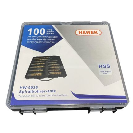 Професионален комплект свредла за метал HAWEK – 100 части