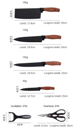 Комплект кухненски ножове 6 части - Image 6