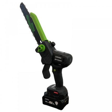 Акумулаторна резачка STAHLMAYER 36V 10AH с дисплей, две батерии и две вериги – 30см шина