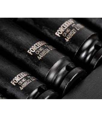 Комплект дълбоки ударни вложки 12-стенни 1/2″ 10 – 36 мм 15 части ROCKFORCE