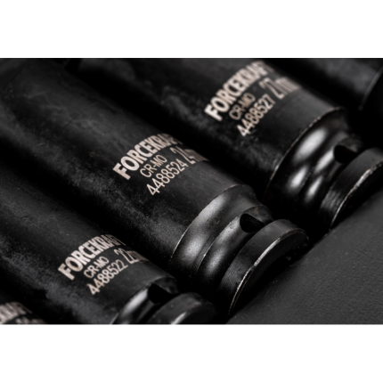 Комплект дълбоки ударни вложки 12-стенни 1/2″ 10 – 36 мм 15 части ROCKFORCE