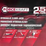 Крик крокодил 2.5 тона 90 – 400мм FORCEKRAFT