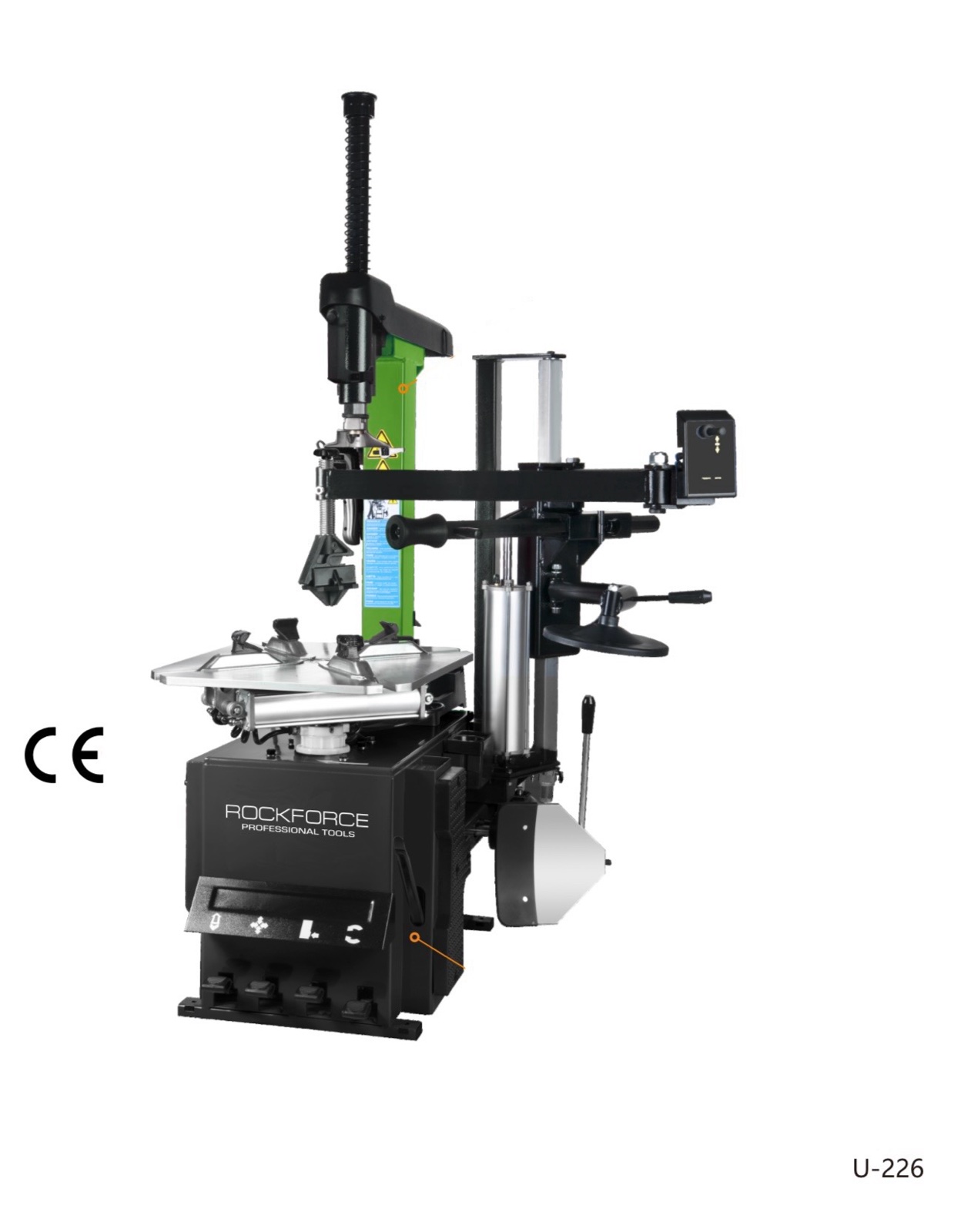 mashina-za-smqna-na-gumi-rockforce-0 Машина за смяна на гуми за джанти с рамо RockForce | mcbtools.com