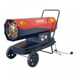 Мобилен дизелов нагревател - калорифер 40kW 19 литра, LCD дисплей, термостат и регулатор HAWEK