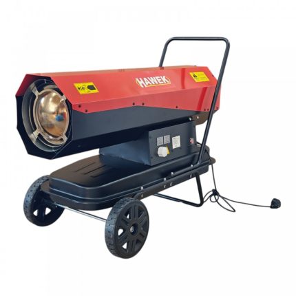 Мобилен дизелов нагревател - калорифер 40kW 19 литра, LCD дисплей, термостат и регулатор HAWEK