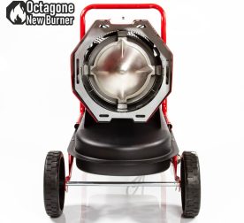 Мобилен дизелов нагревател - калорифер 40kW 19 литра, LCD дисплей, термостат и регулатор HAWEK