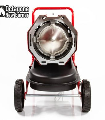 Мобилен дизелов нагревател - калорифер 40kW 19 литра, LCD дисплей, термостат и регулатор HAWEK