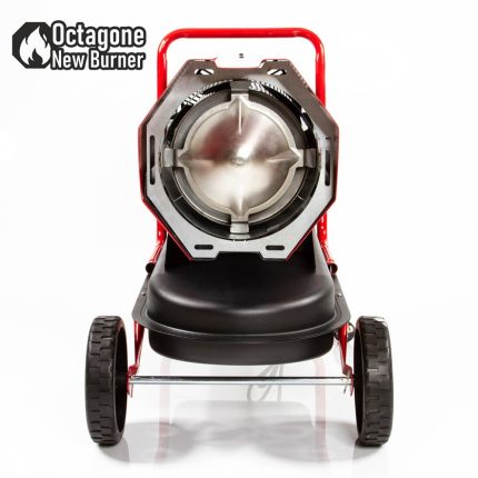 Мобилен дизелов нагревател - калорифер 40kW 19 литра, LCD дисплей, термостат и регулатор HAWEK